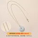 百年925純銀穿平安扣專(zhuān)用項鏈女鏈子18k鍍金掛繩 肖邦鏈(銀色-50cm)可調節