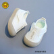 G.DUCKKIDS小黃鴨嬰幼兒學步鞋2025春夏新款兒童軟底網(wǎng)面鞋小童透氣休閑單鞋 F522米白色 18 數(shù)內(nèi)長12cm