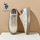 美國馬球協(xié)會(huì )（U.S.POLO ASSN.）保羅男鞋夏季新款透氣輕便百搭休閑鞋經(jīng)典厚底板鞋時(shí)尚輕奢小白鞋