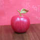 鴻鑫凱平平安安黃銅大紅蘋(píng)果銅蘋(píng)果擺件家居辦公桌面新年圣誕蘋(píng)果禮品 蘋(píng)果（大紅色）