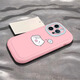 品艾優(yōu)適用蘋果16promax手機(jī)殼貓想魚彩繪iPhone15軟套14pm可愛個性13全包防摔12新款11男女x情侶16硅膠 粉色-泡芙殼-貓想魚【氣囊防摔】 iPhone 16