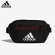 阿迪達(dá)斯（adidas）新經(jīng)典款清騎行胸包運(yùn)動(dòng)訓(xùn)練手機(jī)腰包休閑斜跨單肩小包男女包戶(hù)外 黑色 實(shí)用款