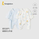 童泰（TONGTAI）嬰兒連體衣夏季新生兒衣服寶寶家居內衣蝴蝶衣2件裝 藍色66cm