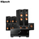 杰士（Klipsch）RP-260F 家庭影院 7.1電視音箱 落地影院 組合音響 客廳影院 HiFi高保真套裝（黑色）配RX-A4A功放