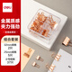 得力(deli)44只組合裝玫瑰金長尾夾/燕尾夾/票夾 32mm*2只+25mm*5只+19mm*12只+15mm*25只 78205