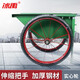 冰禹 BY-664 加厚手推車(chē) 工地翻斗車(chē)灰斗車(chē) 中號2.0厚翻斗車(chē)（實(shí)心輪） 綠色