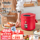 VDADA+日本進(jìn)口1.6L迷你型小電飯煲1-2-3人家用不粘鍋內(nèi)膽多功能智能蒸米煮粥煲湯燉煮一體單人小電飯鍋 山茶紅 1.6L 220*230*217mm