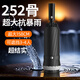 華笠全自動(dòng)超大加大號(hào)雙人抗風(fēng)暴雨傘防風(fēng)加固防曬折疊晴雨兩用傘男女 曜石黑 252骨 158晴雨兩用