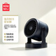 名創(chuàng)優(yōu)品（MINISO）大師系列高速大風(fēng)力桌面風(fēng)扇五檔可調(diào)智能數(shù)顯1800mAh 黑色