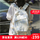 COASX & KAEADCK輕奢書包初中生大容量雙肩包高中大學(xué)生休閑旅行背包電腦包輕便 【藍(lán)色】扎染旅行包出差旅游登山包 高顏值百搭休閑時(shí)尚簡約運(yùn)動戶外