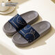 言囡流氓兔涼拖鞋男款夏季室內家居家用洗澡浴室防滑軟底踩屎感拖鞋女 藏青流氓兔踩屎感涼拖鞋 40-41