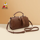 稻草人女包新款包包女爆款枕頭包高級感大容量洋氣小眾時(shí)尚手提斜挎包 巧克力色
