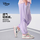 迪士尼（DISNEY）女童時(shí)尚網(wǎng)眼長(zhǎng)褲兒童中大童薄款時(shí)尚褲子25夏DA521AE27藍(lán)140
