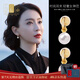 百鈺福珍珠耳夾無(wú)耳洞女氣質(zhì)耳環(huán)高級感小眾耳飾免打孔飾品送老婆禮物 白色珍珠耳夾