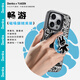 邦克仕（Benks）適用蘋果16手機磁吸氣囊支架iphone16promax手機MagSafe15pro磁吸15可伸縮桌面聯(lián)名指環(huán)支架 靈磁旋轉(zhuǎn)氣囊支架-兔克兔克 暢游