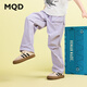 馬騎頓（MQD）女童夏季新品學(xué)院風(fēng)工裝甜酷穿搭中大童出街褲子休閑褲 淺紫 140