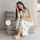 芬騰可安新款睡裙女士帶胸墊無(wú)袖純棉薄款夏季吊帶連衣裙全棉可外穿家居服