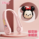 迪士尼（DISNEY）掛脖風扇/電風扇大風力無葉小風扇迷你辦公室懶人學生宿舍長續(xù)航便捷解暑神器usb可充電 400K米妮