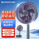 艾美特（AIRMATE）電風(fēng)扇小型便攜可充電輕音節能落地扇桌面扇定時(shí)搖頭可折疊小風(fēng)扇 五葉臺式usb充電CM-RD28