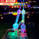 電腦桌面擺件高級(jí)感模型發(fā)光底座東方明珠塔微縮創(chuàng)意辦公生日QC 東方明珠塔【七彩燈光】