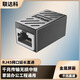 LNDACKERJ45網口延長器千兆網線轉換器雙通水晶頭對接頭直通分線連接器 千兆直通【1個裝】屏蔽網口延長器黑色