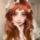 玩思博第五人格小女孩周邊蕾絲歐律狄刻cosplay游戲時裝cos服 假發(fā)(含發(fā)網(wǎng)) M(80-95斤)