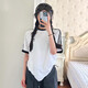 Adidas阿迪達(dá)斯   三葉草男裝女裝情侶T恤時(shí)尚百搭短袖白T KB2460 S