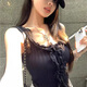 皓娥 蕾絲吊帶背心女可外穿純欲風(fēng)花邊配西裝內搭針織打底辣妹上衣 蕾絲花邊吊帶【黑色均碼】