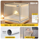 迷你屋2025新款防摔蚊帳架1.8x2米家用臥室1.5全底嬰兒防止掉床兒童床簾 【熊貓-淺黃】全底款+A類帳紗 適用1.8*2.0m床【加粗烤漆支架】