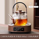 J.R. LIGGETT'S玻璃煮茶壺2025新款燒水壺泡茶家用圍爐煮茶茶具套裝電陶爐煮茶器 【蒸煮兩用】吉祥月籠壺1000ml+電陶爐