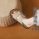 回力四季拖鞋女夏外穿時(shí)尚2025新款仙女風(fēng)配裙子高級感厚底一字拖勃肯涼鞋 卡其磨砂皮【升級款】 37 【標準尺碼】