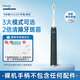 飛利浦（PHILIPS）電動牙刷聲波震動HX6730升級HX2421HX2451HX2471手柄 充電器 刷頭配件 HX2451手柄綠色1支+2支刷頭+適配充電器