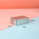 長(cháng)方形收納鐵盒子磨砂加厚金屬收納盒小工具零食茶葉餅干儲存帶蓋 長(cháng)方形收納盒 10*6.5*3.3cm