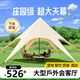MPPMCK六角云頂天幕帳篷戶外露營(yíng)野餐團(tuán)建防雨防曬營(yíng)地超大野營(yíng)遮陽(yáng)天幕 白色單峰小號(hào)6*6*3米210D牛津布