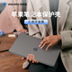 VOKAMO防摔耐刮適用蘋果電腦筆記本MacBook Air13保護殼M4/3/2帶支架22到2025年新款外套 磨砂透黑