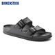BIRKENSTOCK德國進口男女款EVA時尚外穿Arizona雙扣沙灘拖鞋 灰色常規(guī)版1001497 41