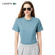 LACOSTE法國鱷魚(yú)女裝25春夏新款印花棉質(zhì)T恤|TF0355 HD9/藍灰色 L 40
