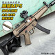 火控順信mp5電動(dòng)連發(fā)玩具男孩金齒突擊wargame模型成人m4發(fā)射器 MP5-伸縮托-高配-贈金消 出廠(chǎng)配置【XT30接口-7.4V電池】