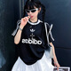阿迪達(dá)斯 （adidas）三葉草短袖男裝 2025秋季新款復(fù)古穿搭運動寬松短袖圓領(lǐng)球衣 IU2341/經(jīng)典黑 M