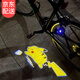 鹿珊伍自行車尾燈山地車夜騎行燈投影燈夜騎燈動(dòng)態(tài)皮卡丘 夜騎燈【奔跑皮卡丘】