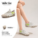 Walker Shop奧卡索休閑鞋女戶(hù)外透氣德訓運動(dòng)鞋女平底阿甘鞋女V151190米色37
