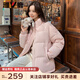 雅鹿純色短款立領(lǐng)羽絨服女2025冬季新款時(shí)尚休閑小個(gè)子百搭羽絨外套潮 草莓奶昔粉 S 【推薦80-100斤】