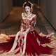 重工秀禾服婚服2025新款中式新娘禮服高端嫁衣出閣大碼胖mm200斤 518詩(shī)音款 2XL (胸圍100體重130）