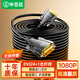畢亞茲 光纖DVI線24+1 30米 公對(duì)公數(shù)字連接高清線 DVI-D信號(hào)轉(zhuǎn)換線 電腦筆記本顯卡顯示器投影儀視頻線