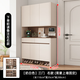 瑞美信定制入戶(hù)玄關(guān)鞋柜家用門(mén)口電梯家用一體實(shí)木奶油風(fēng)現代簡(jiǎn)約儲物柜 三門(mén)款110*35*200鞋柜
