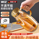 WCZ德國油壺廚房專(zhuān)用高硼硅玻璃食品級家用鷹嘴油瓶防漏嘴不掛油罐壺 【高硅硼耐熱避光】1000ml