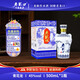 老龍口青花龍45度500ml 老字號濃香型白酒高粱酒東北糧食酒喜酒送禮禮盒 45度 500mL 1瓶