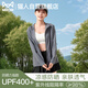 貓人（MiiOW）寬松連帽防曬衣女2025新款夏季戶外運(yùn)動(dòng)防紫外線冰絲開衫涼感外套