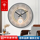 北極星免打孔光影藝術(shù)鐘表掛鐘客廳家用時尚時鐘掛墻現(xiàn)代簡約自動對時 北極星29黑色-靜音鐘 手動對時 16英寸 (直徑40厘米)掛客廳更大氣