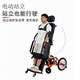 泰合電動(dòng)站立輪椅老年人代步車(chē)截癱殘疾人康復訓練助行器輕便輪椅車(chē) 603手推輪椅電動(dòng)站立【插電款】